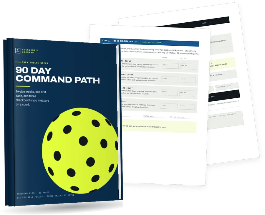 The 90 Day Command Path with two of its real pages